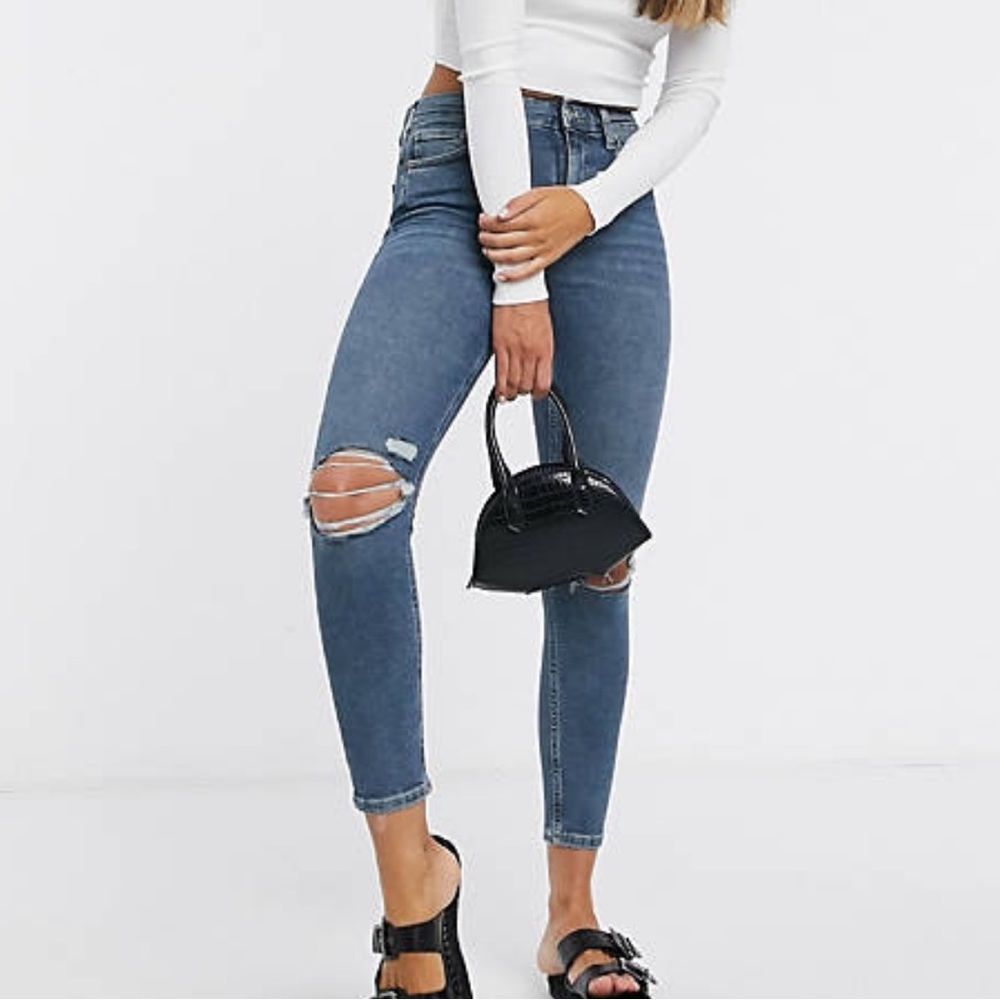TopShop Jamie Jeans with Rips